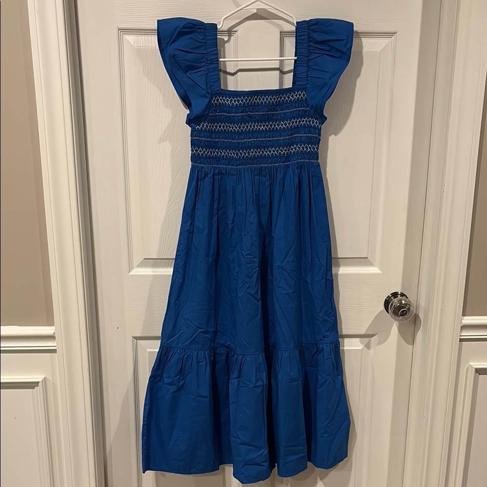 NWOT Blue Smocked Women’s  Dress